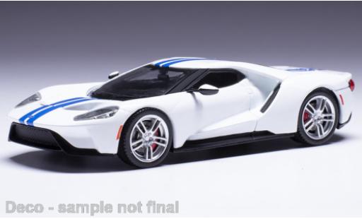 Diecast model cars Ford GT Berlinetta grey 2017 1/43 IXO