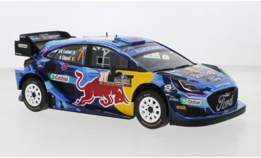 Diecast model cars Ford Puma Rally1 No.7 WRC1 Rally Sweden 2023 1/18 IXO