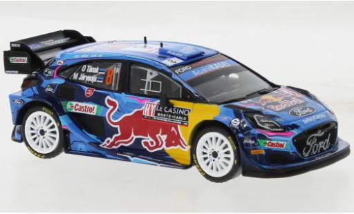 Diecast model cars Ford Puma Rally1 No.8 WRC1 Rally Monte Carlo 2023 1/43 IXO