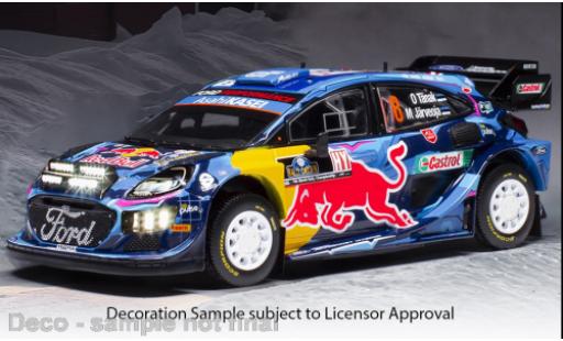 Diecast model cars Ford Puma Rally1 No.8 WRC1 Rally Su&Atilde;&uml;de 2023 1/43 IXO
