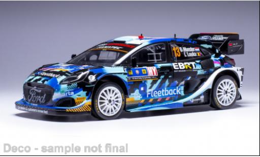 Diecast model cars Ford Puma Rally1 Rally 1 No.13 WRC Central Europein Rally 2023 1/18 IXO