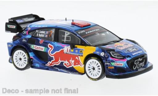 Diecast model cars Ford Puma Rally1 Rally 1 No.7 WRC Central Europein Rally 2023 1/43 IXO