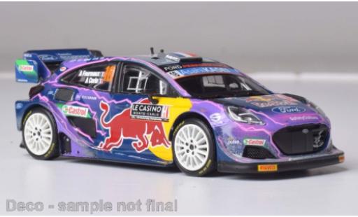 Diecast model cars Ford Puma Rally1 No.16 WRC Rally Monte Carlo 2022 1/43 IXO