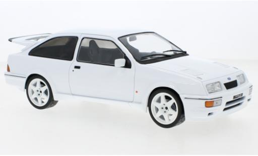 Diecast model cars Ford Sierra Cosworth RS white 1988 1/18 IXO
