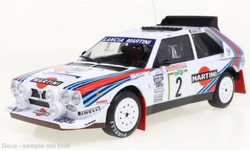 Diecast model cars Lancia Delta S4 No.2 Rally San Remo 1986 1/18 IXO