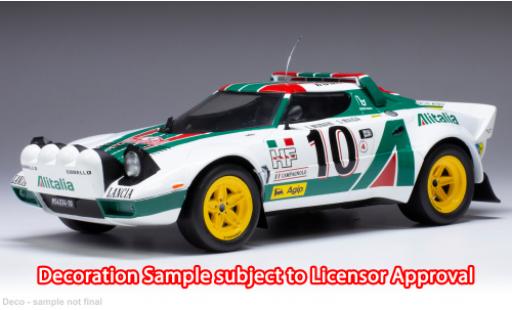 Diecast model cars Lancia Stratos HF No.10 Rally Monte Carlo 1985 1/18 IXO