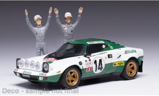 Diecast model cars Lancia Stratos HF No.14 Rally Monte Carlo 1975 1/43 IXO