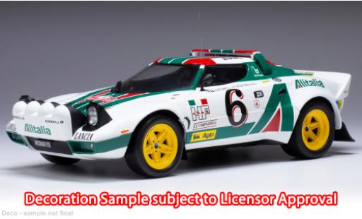 Diecast model cars Lancia Stratos HF No.6 Rally Monte Carlo 1985 1/18 IXO