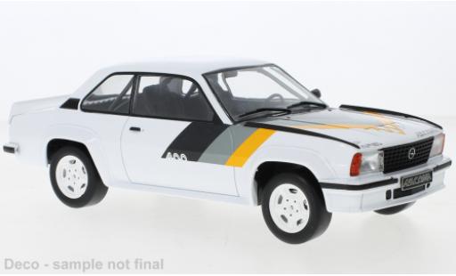 Diecast model cars Opel Ascona B 400 B white/D&Atilde;&copy;corer 1982 1/18 IXO