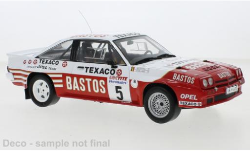 Diecast model cars Opel Manta 400 No.5 Bastos Rally Ypres 1985 1/18 IXO