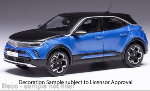 Diecast model cars Opel Mokka Base -e metallise blue 2020 1/43 IXO