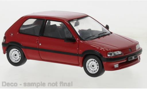 Diecast model cars Peugeot 106 XSI metallise red 1993 1/43 IXO