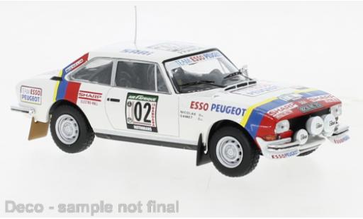 Diecast model cars Peugeot 504 Rallye Coupe V6 No.2 Rally WM Rally Cote d Ivoire 1978 1/43 IXO