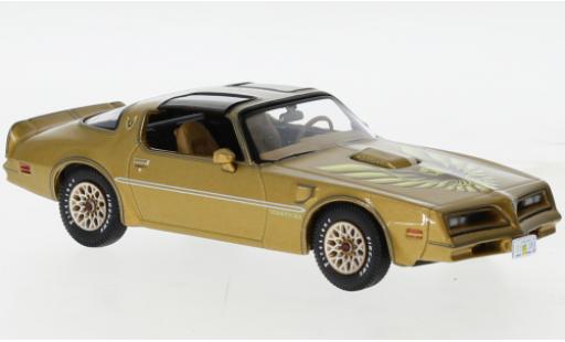 Diecast model cars Pontiac Firebird 1978 Trans Am metallise dor&Atilde;&copy;/D&Atilde;&copy;corer 1/43 IXO