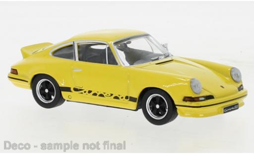 Diecast model cars Porsche 911 RS Carrera 2.7 yellow 1973 1/43 IXO