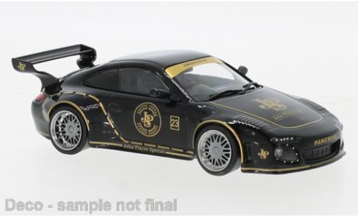 Diecast model cars Porsche 911 Base Old and New black/Dekor John Player Special 1/43 IXO