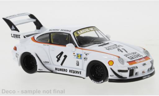 Diecast model cars Porsche 911 RWB LBWK white/D&Atilde;&copy;corer 1/43 IXO