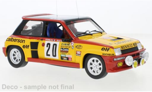 Diecast model cars Renault 5 Turbo No.20 Calberson Rally WM Rally Monte Carlo 1981 1/18 IXO