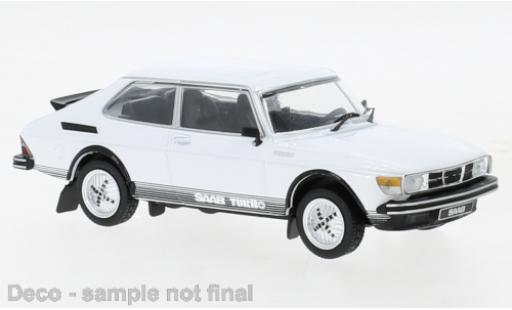 Diecast model cars Saab 99 Turbo Combi Coupe white 1977 1/43 IXO
