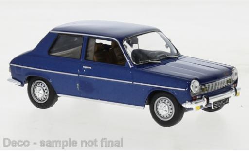 Diecast model cars Simca 1100 Special metallise blue 1970 1/43 IXO