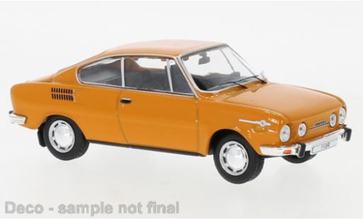 Diecast model cars Skoda 110 R orange 1978 1/43 IXO