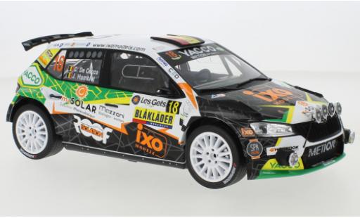 Diecast model cars Skoda Fabia R5 Evo No.18 Rally Condroz 2019 1/18 IXO
