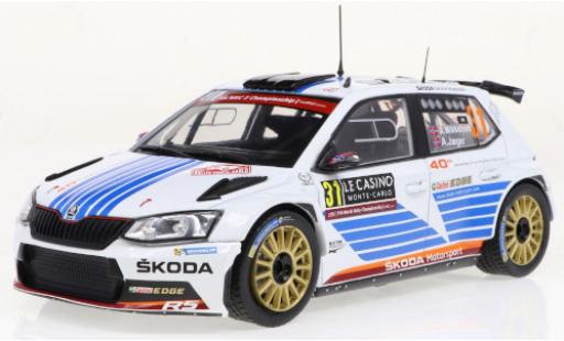 Diecast model cars Skoda Fabia R5 No.31 Rally Monte Carlo 2017 1/24 IXO