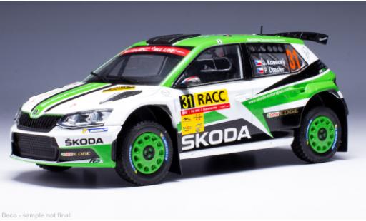 Diecast model cars Skoda Fabia R5 No.32 Rally Catalunya 2018 1/24 IXO