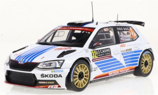 Diecast model cars Skoda Fabia R5 No.32 Rally Monte Carlo 2017 1/24 IXO