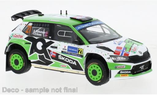Diecast model cars Skoda Fabia Rally2 EVO No.21 Rally WM Rally Estland 2022 1/43 IXO