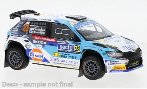 Diecast model cars Skoda Fabia Rally2 EVO No.23 WRC Rally Finnland 2022 1/43 IXO
