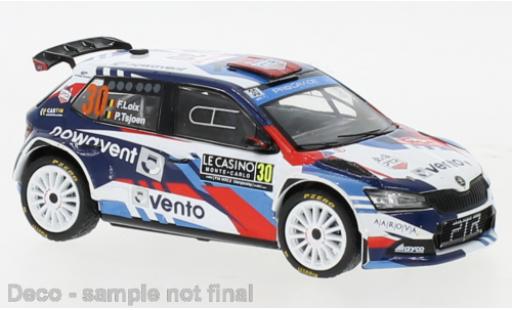 Diecast model cars Skoda Fabia Rally2 EVO No.30 WRC Rally Monte Carlo 2022 1/43 IXO