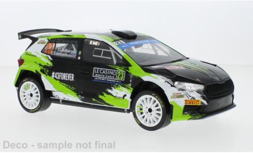 Diecast model cars Skoda Fabia Rally2 No.23 Rally WM Rally Monte Carlo 2023 1/43 IXO