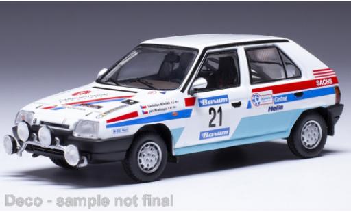 Diecast model cars Skoda Favorit Rally 136L No.21 Barum 1990 1/43 IXO