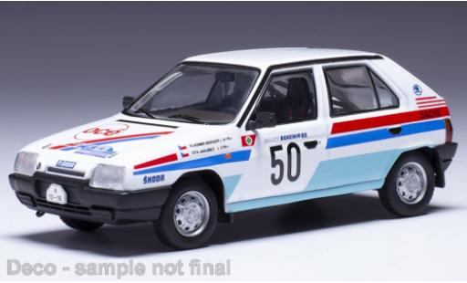 Diecast model cars Skoda Favorit Rally 136L No.50 Bohemia 1989 1/43 IXO