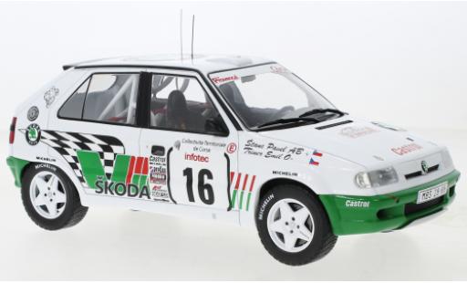 Diecast model cars Skoda Felicia Kit Car No.16 Rally WM Tour de Corse 1995 1/18 IXO