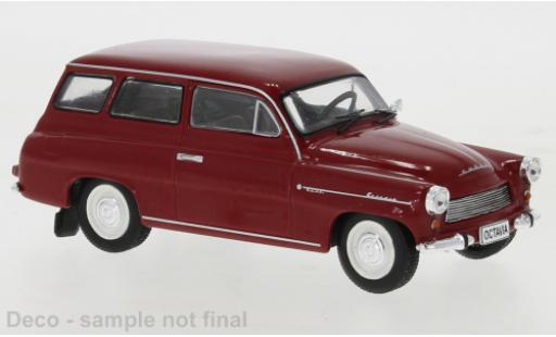 Diecast model cars Skoda Octavia Combi red 1969 1/43 IXO