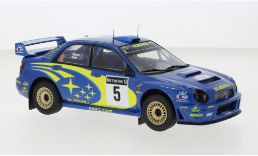Diecast model cars Subaru Impreza WRC S7 No.5 Rally of Great Britain 2001 1/24 IXO