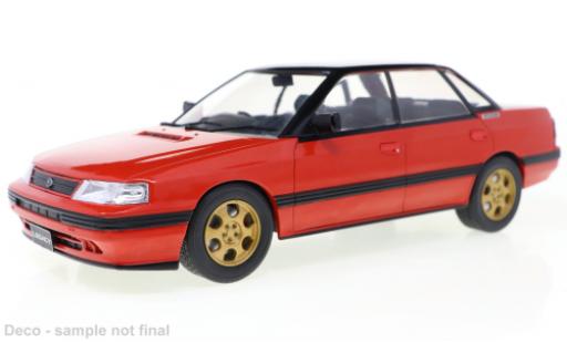 Diecast model cars Subaru Legacy RS 1991 red 1/18 IXO
