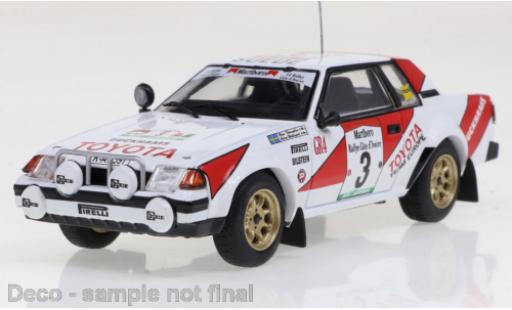 Diecast model cars Toyota Celica Rally 2000GT No.3 Cote d Ivoire 1982 1/43 IXO