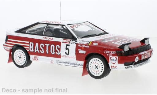 Diecast model cars Toyota Celica ST165 GT-Four No.5 Rally WM Haspengauw Rally 1990 1/18 IXO