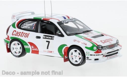 Diecast model cars Toyota Corolla WRC No.7 Team Europe Rally WM RAC Rally 1997 1/43 IXO