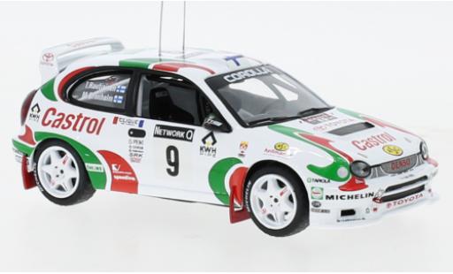 Diecast model cars Toyota Corolla WRC No.9 Team Europe Castrol Rally WM RAC Rally 1997 1/43 IXO