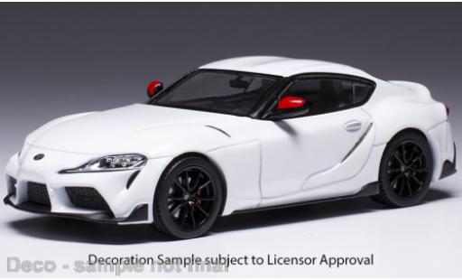 Diecast model cars Toyota Supra Base white 2020 1/43 IXO