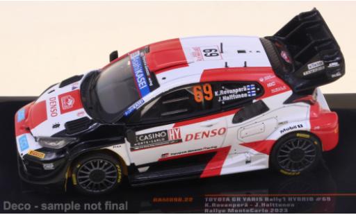 Diecast model cars Toyota Yaris WRC No.69 WRC1 Rally Su&Atilde;&uml;de 2023 1/43 IXO