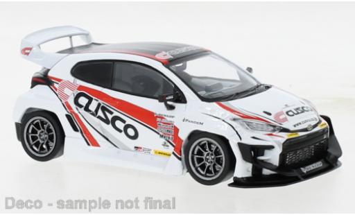 Diecast model cars Toyota Yaris Pandem / white 1/43 IXO