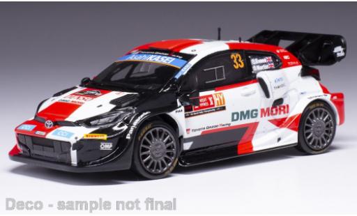 Diecast model cars Toyota Yaris Rally1 Rally 1 No.33 WRC Rally Ypern 2022 1/43 IXO