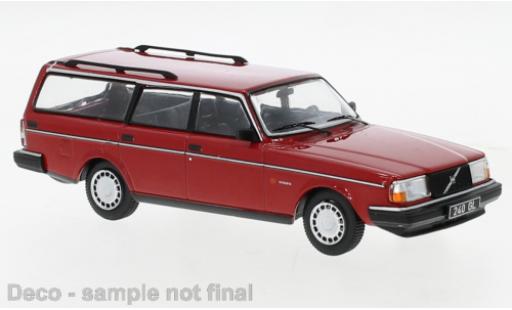 Diecast model cars Volvo 240 GL red 1989 1/43 IXO