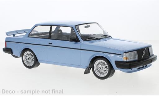 Diecast model cars Volvo 240 Turbo Custom matt-blue 1986 1/18 IXO