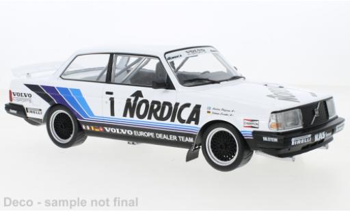 Diecast model cars Volvo 240 Turbo No.1 Europe Dealer Team Nordica ETCC Br&Atilde;&frac14;nn 1986 1/18 IXO